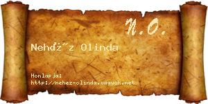 Nehéz Olinda névjegykártya